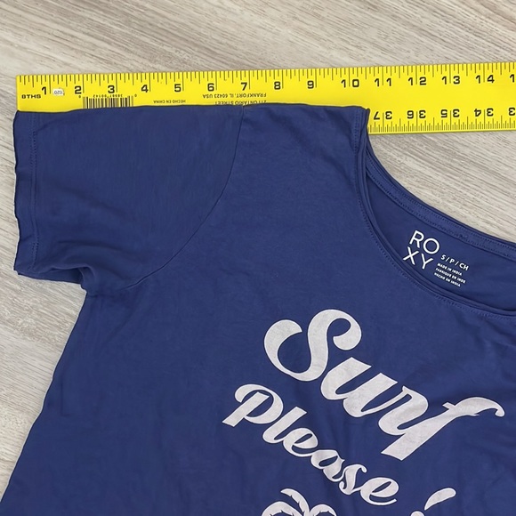 EUC Roxy Purple Short Sleeve Women’s Graphic Tee - Surf Please! 🌴 Size Small - Picture 11 of 14